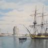 l'hermione sort de la rochelle