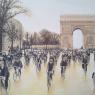 les cyclistes de l'arc de triomphe