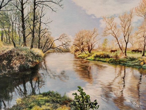 une riviere au printemps
