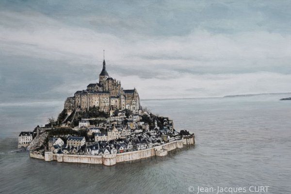Grande marée au Mont Saint-Michel